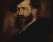 弗朗茨冯伦巴赫 - Portrait of Wilhelm Busch